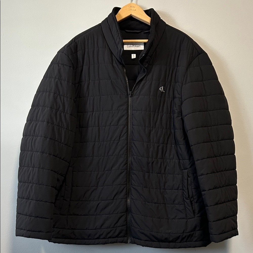 Calvin Klein Men’s Black Classic Puffer Jacket Size XL